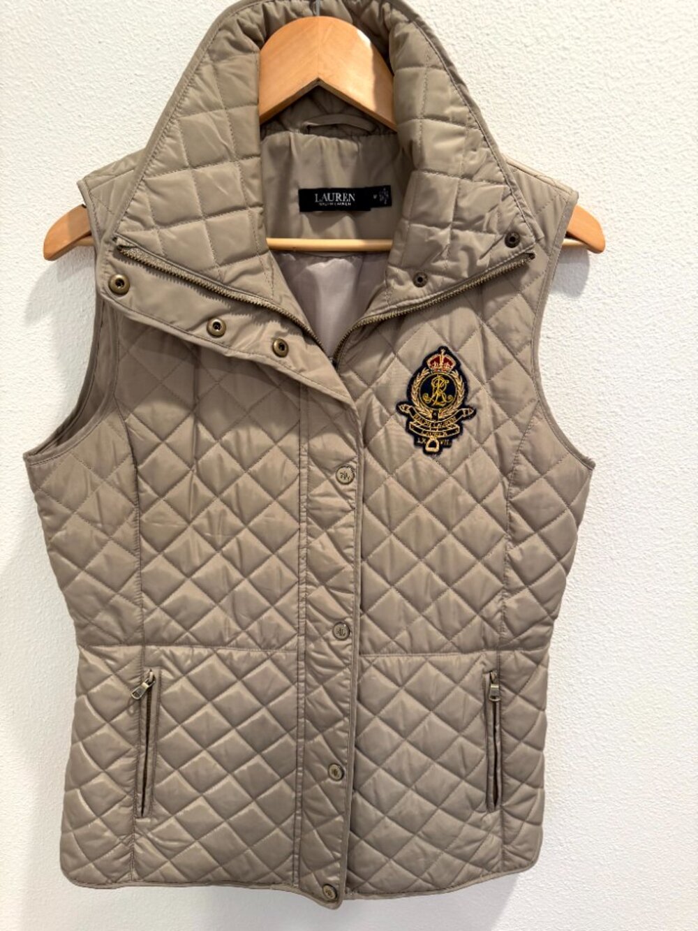 Lauren Ralph Lauren Women's Quilted Vest Size Medium - Picture 2 of 4